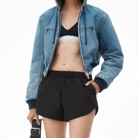 NWT* Alexander Wang Blk marathon shirt in small